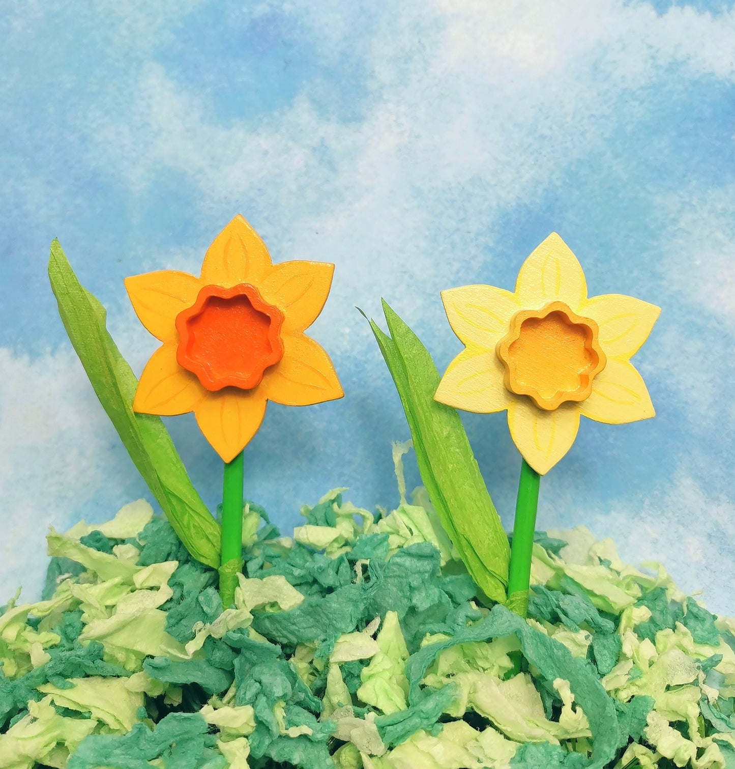 Daffodil chew pops