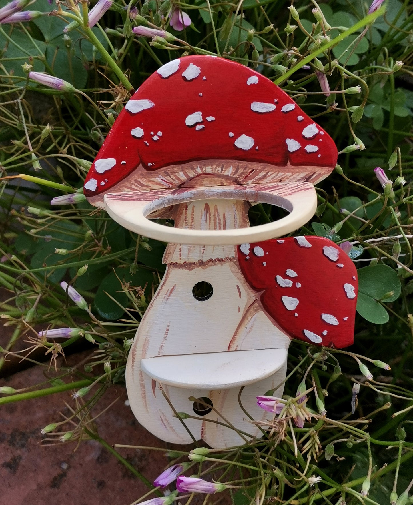 mushroom water bottle holder