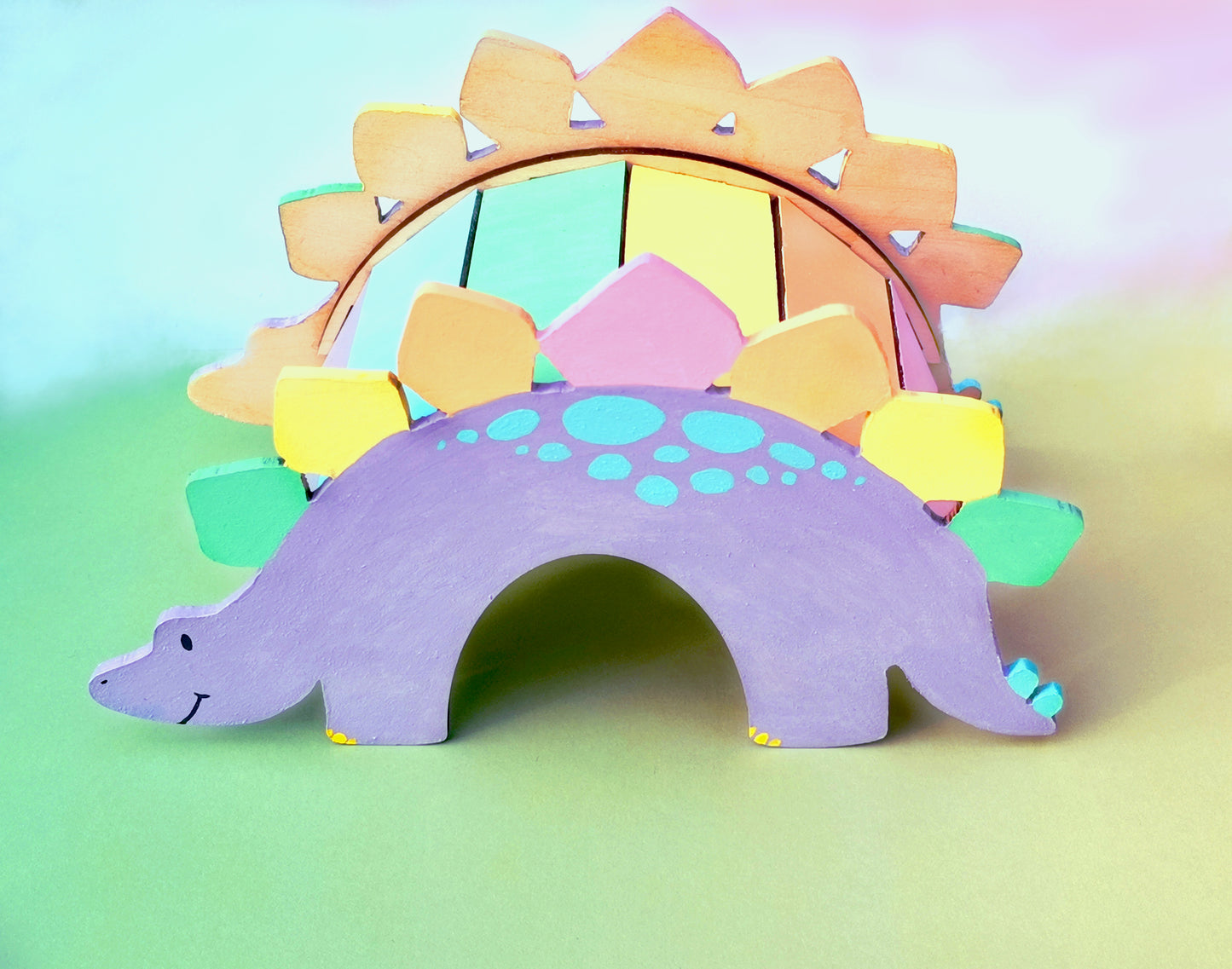 stegosaurus bridge/hide