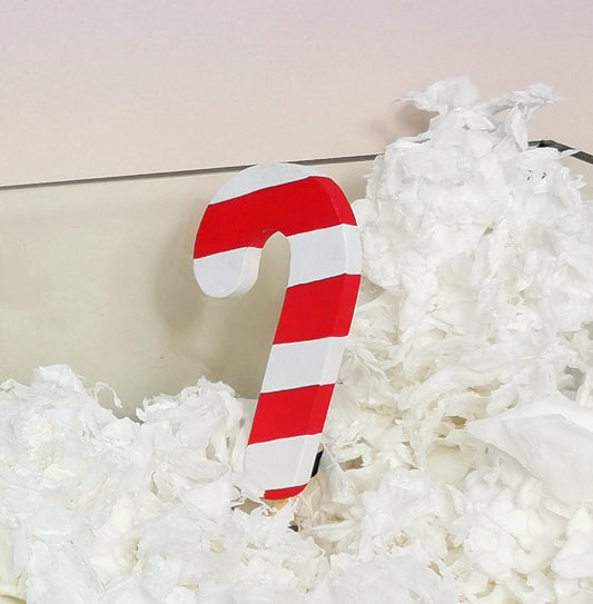 Candy cane chew pop